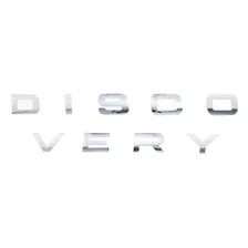 Надпись на капот Land Rover Discovery цвет хром