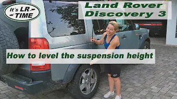 Land Rover Discovery 3 - Как выровнять высоту подвески