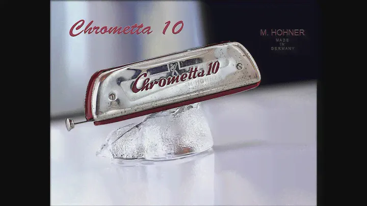 Vintage Hohner Chromatic Harmonica Chrometta 10. Винтажная губная гармоника Chrometta 10 Хонер.