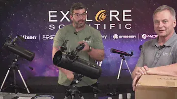 Nat Geo StarApp 114 Telescope Unboxing and How To Use - Explore Scientific