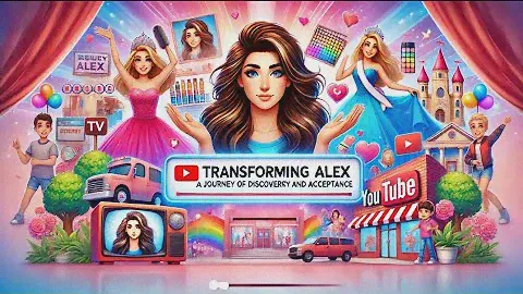 Transforming Alex: A Journey of Discovery and Acceptance 🌟👗 #Crossdressing #Femininization #facts