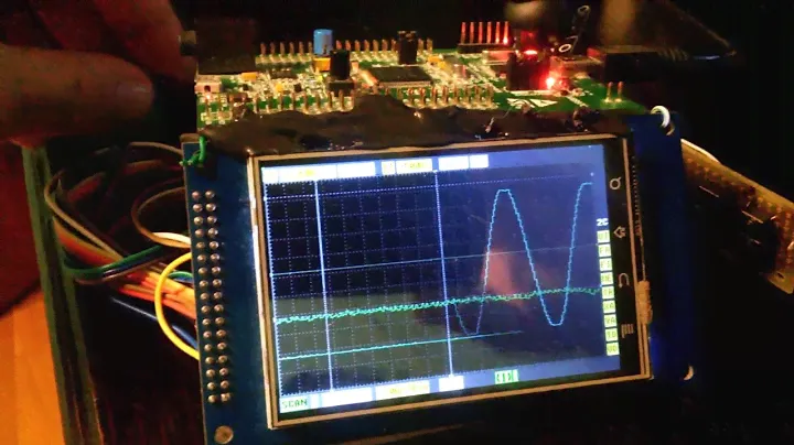 Stm32f4 osciloscope