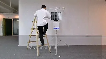 What sensors are used in weather stations?
