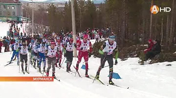 В Мончегорске состоялся чемпионат по лыжным гонкам на 70 километров среди мужчин классическим стилем