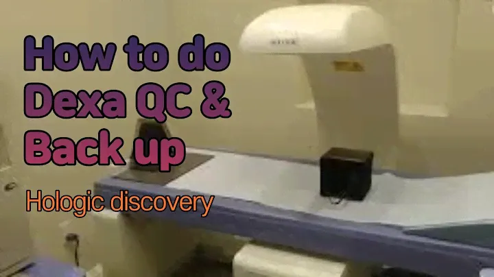 How to Daily QC and System Backup [Hologic Dexa]