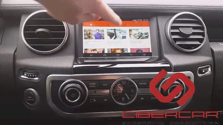 Land Rover Discovery 4: андроид-система в оригинальном мониторе