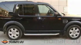 Пороги алюминиевые OEM Tuning для Land Rover Discovery 3/4 2005-2016