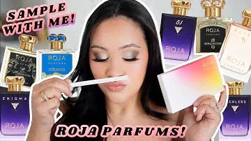 SAMPLE WITH ME: ROJA PARFUMS SUMMER DISCOVERY SET! AMY GLAM ✨
