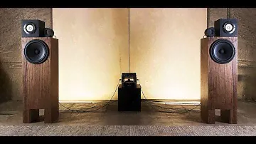 Individually-made Speakers with active 10” Scan-Speak woofers