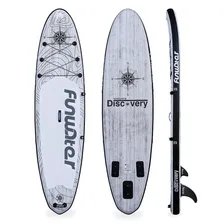 Надувная доска для SUP-бординга FUNWATER DISCOVERY 11′ GREY - в г. Москва
