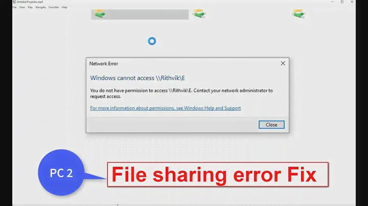 Windows cannot access error on windows 10 | Network file sharing error fix