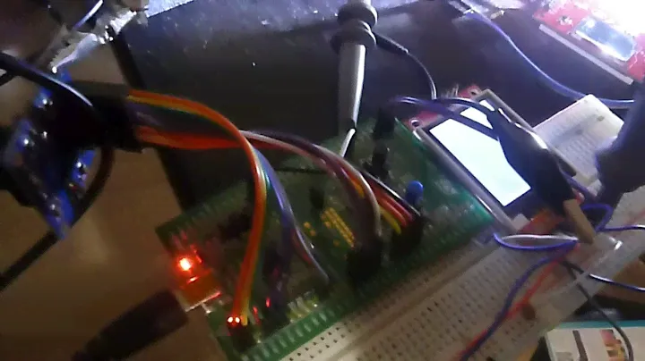 STM32F0 Discovery board with OV7670 - Without AL422b or external RAM!