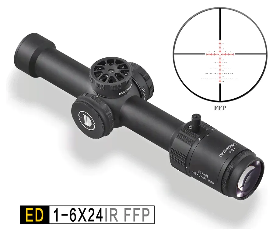 Прицел Discovery ED-AR 1-6X24 IR FFP (DY-EDAR 1-6X24IRFFPFW30)-0