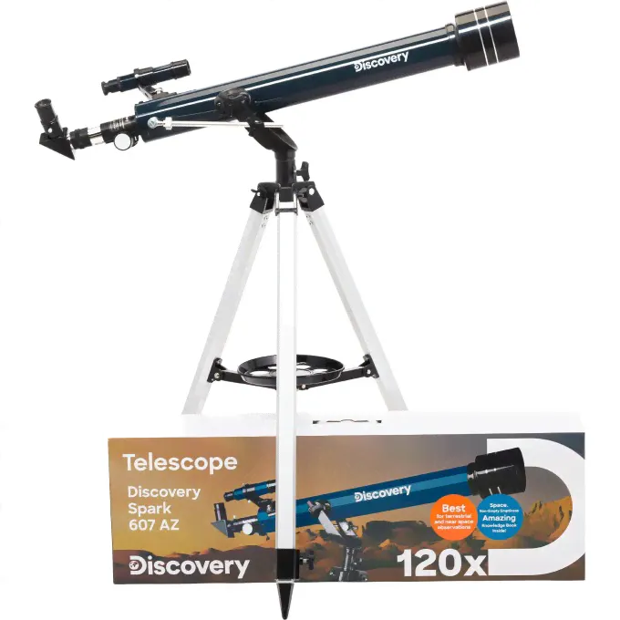 Телескоп LEVENHUK DISCOVERY SPARK 607 AZ с книгой 78732-1