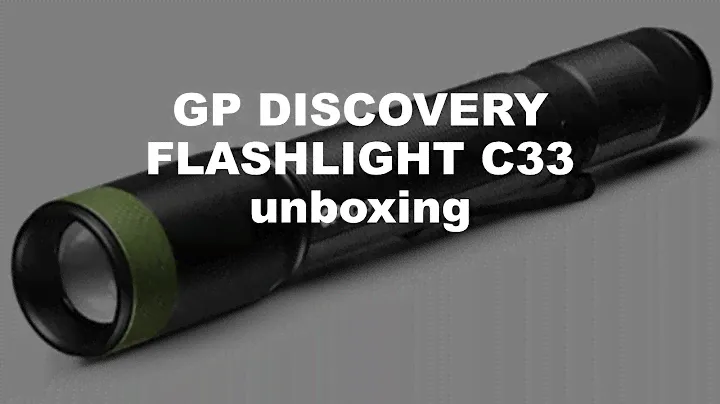 GP DISCOVERY FLASHLIGHT TASK LIGHT WITH SIDE COB LED   C33 unboxing