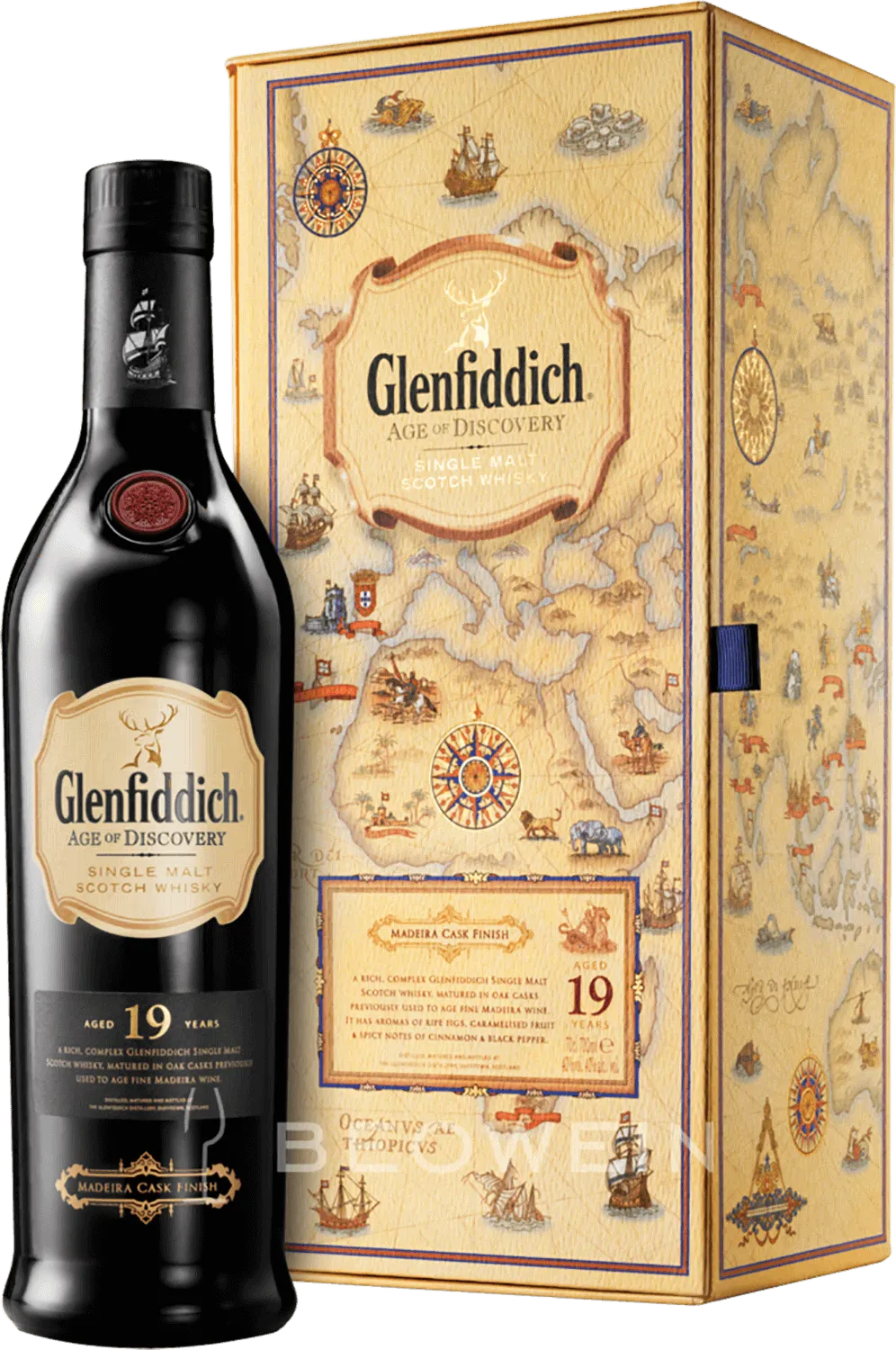 Виски Glenfiddich Age of Discovery 19 y.o. Madeira Cask Finish Single Malt Scotch Whisky (gift box)
