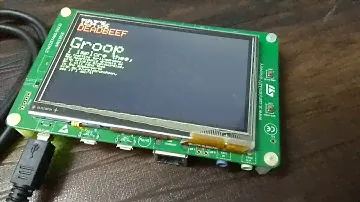 STM32F746G Discovery Demo with Arduino IDE and Adafruit GFX Demo