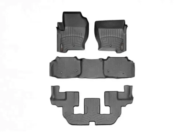 Land Rover Discovery 4 Коврики салона, передний + задний ряд + 3-й ряд WeatherTech, черные