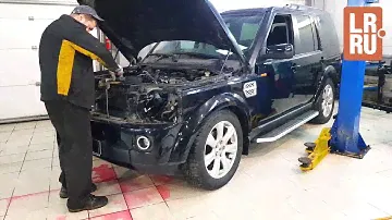 Снимаем кузов с Land Rover Discovery
