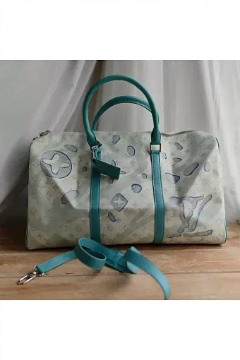 Кожаная дорожная сумка Discovery Keepall Monogram 45x27 см*