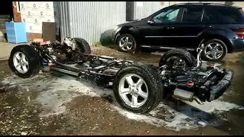 Land Rover Discovery 3. Отмывка рамы перед антикоррозийной обработкой