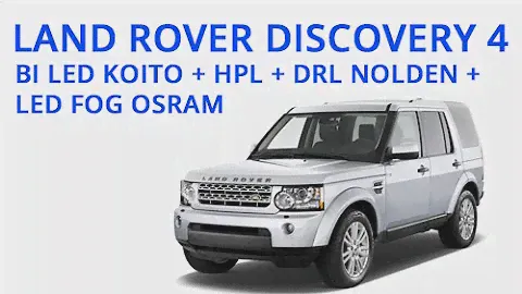 Land Rover Discovery IV bi-led koito, DRL NOLDEN+LED FOG OSRAM+HPL