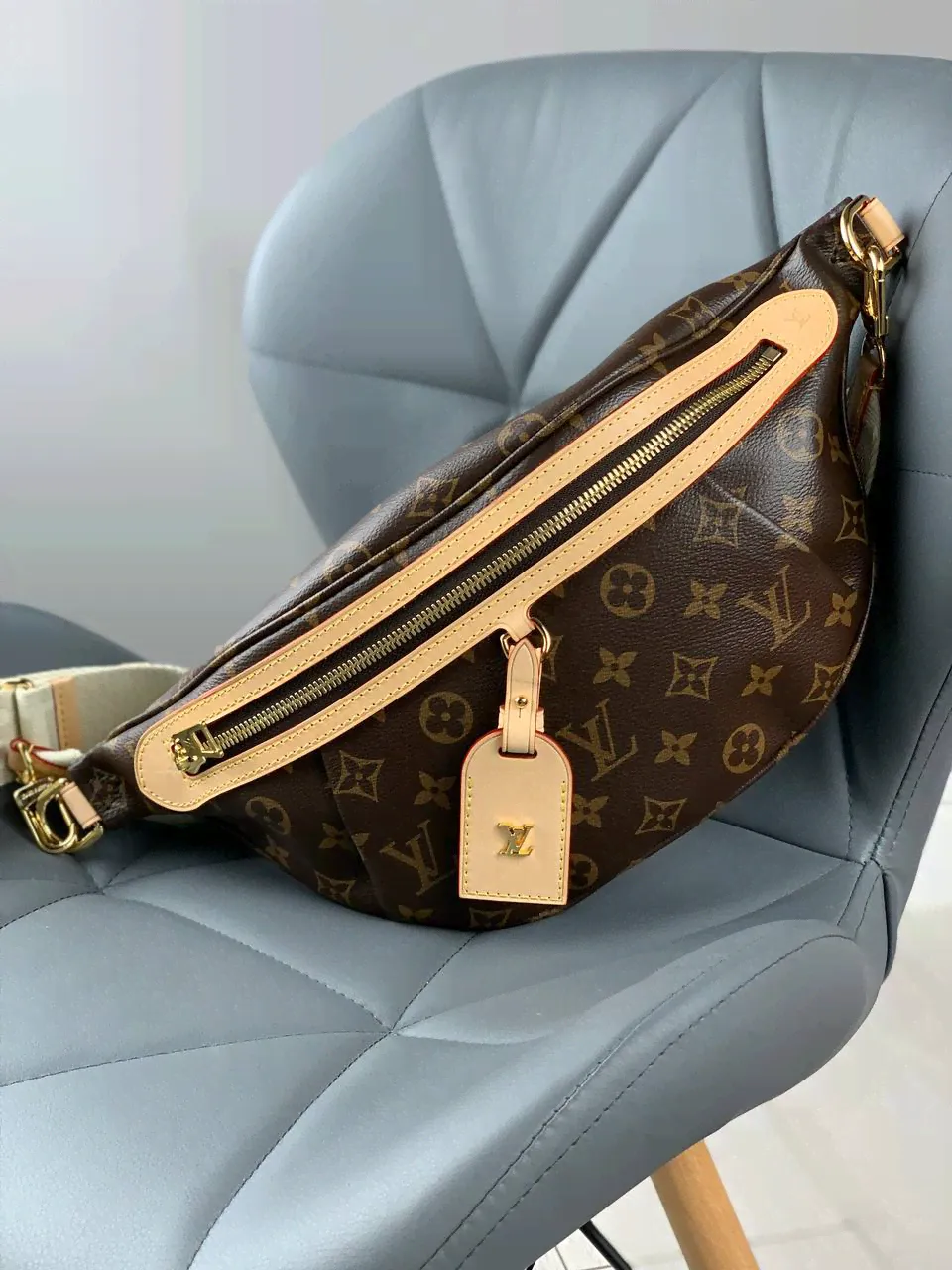 Поясная сумка Louis Vuitton Discovery PM канва монограма (коричневый)