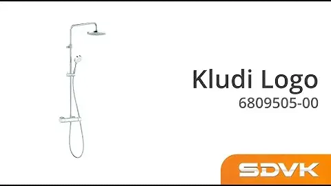 Душевая система с термостатом Kludi Logo 6809505-00