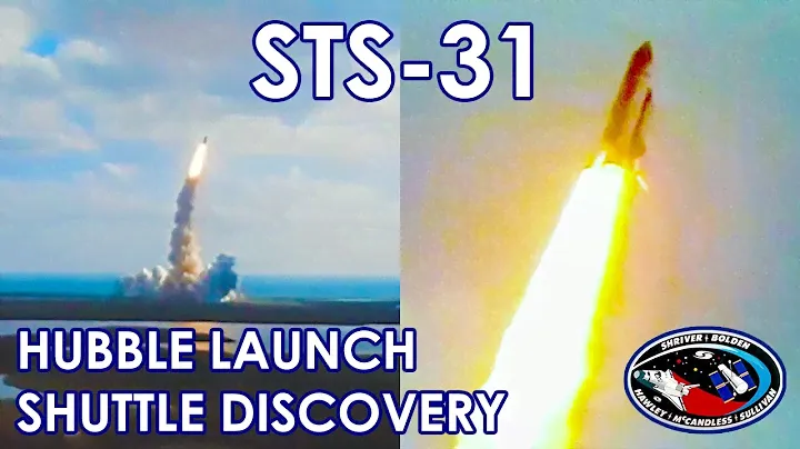 STS-31 - Запуск космического телескопа Хаббл (24 апреля 1990 г.) - Шаттл Дискавери, несколько камер