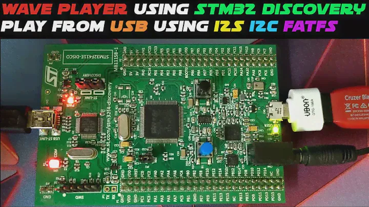 WAVEPLAYER using STM32 || I2S AUDIO || CS43L22 || F4 DISCOVERY