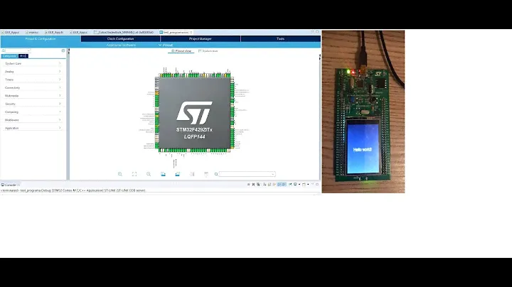 STM32F4-DISCOVERY+STemWin+STMCubeIDE - Графический интерфейс на STM32F4Discovery.