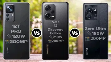 Xiaomi 12T Pro vs Redmi Note 12 Discovery Edition vs Infinix Zero Ultra