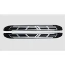 Пороги алюминиевые (Corund Silver) Land Rover Discovery 3,4