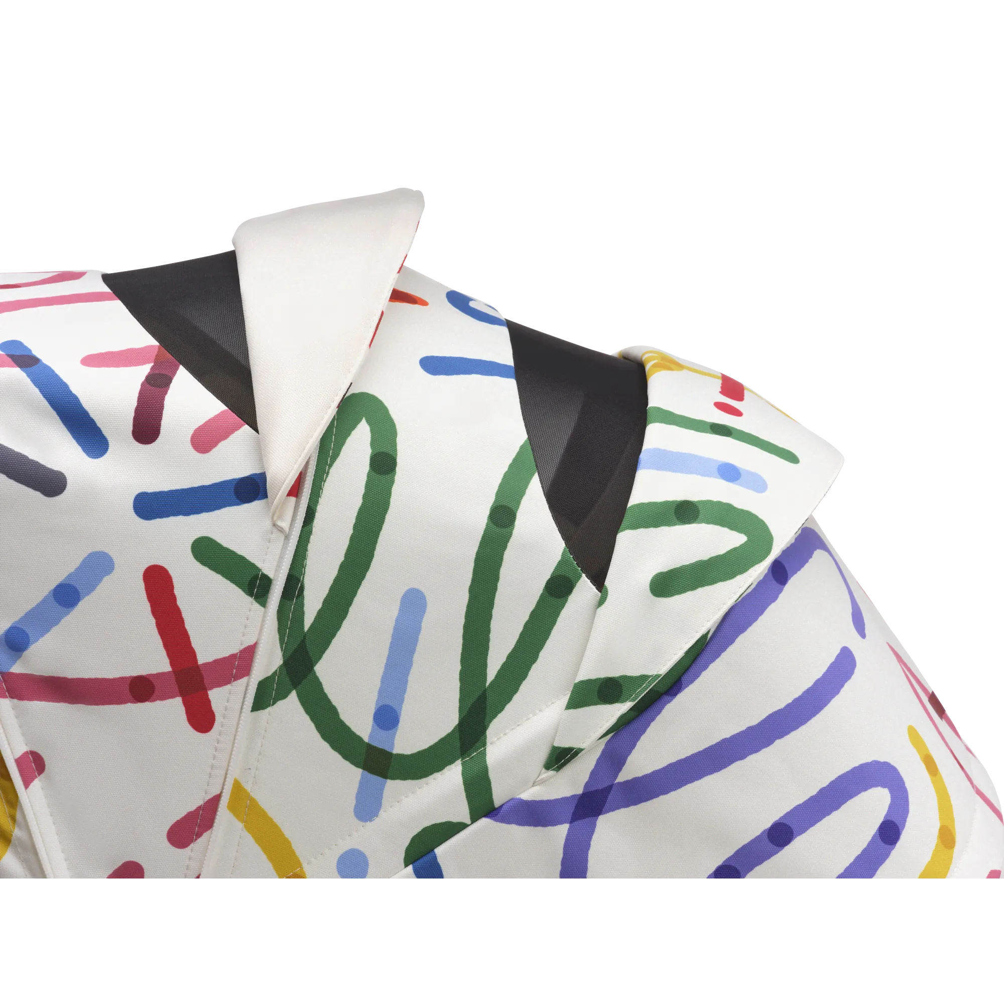 Bugaboo Bee 6 sun canopy Art of Discovery WHITE-3
