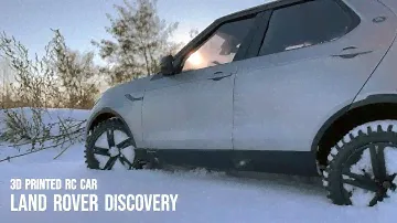 Land Rover Discovery 5 - 3d printed RC car. Snow Adventure