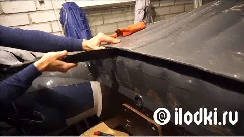Лодка Флагман 380 исправляем интерцептор ilodki.ru