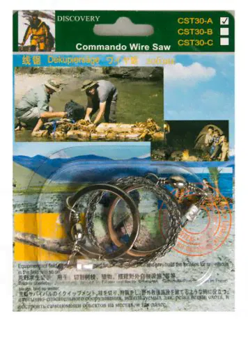 Пила-трос DISCOVERY Commando Wire Saw, карманная (блистер) (YD-9 (500)-0