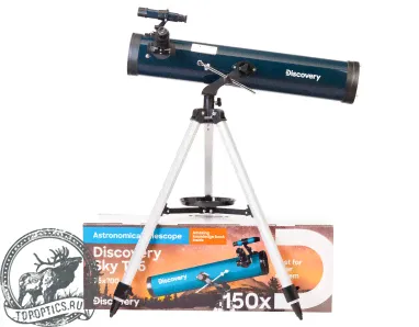 Телескоп Levenhuk Discovery Sky T76 с книгой #77832-0
