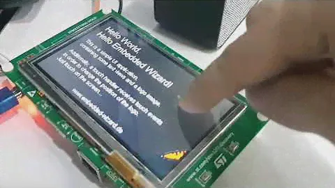 STM32F746 Discovery Board + Embedded Wizard